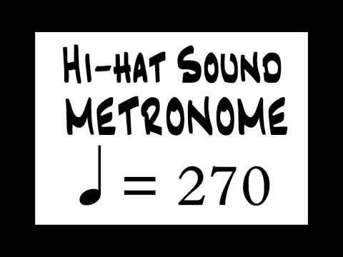 BPM 270 Hi Hat Sound Metronome