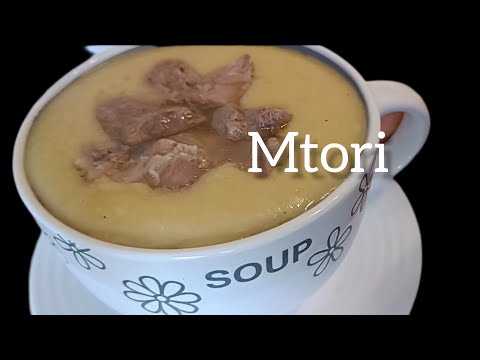 Living in UK🇬🇧How to make chagga🇹🇿traditional Food-Mtori!#kilimanjaro#cooking#soup#matoke