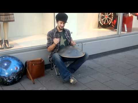Hang - Amazing Street Percussionist Daniel Wapels - Street Art in Amsterdam