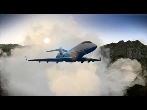 [X-Plane Full HD] Innsbruck evening take off (UHD Mesh Scenery v1)