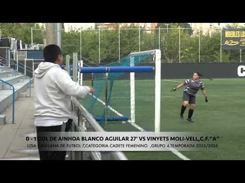 0 -1 GOL AINHOA VS VINYETS MOLI-VELL, C.F. "A"
