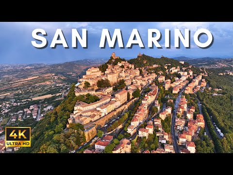 San Marino - 4K Drone Video