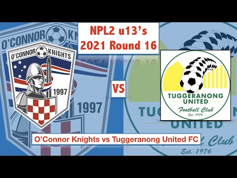 NPL2 U13's O'Connor Knights vs Tuggernanong United Round 16