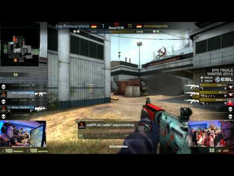 myKPV.de vs. mousesports | Halbfinale, EPS Winter 2014 | (de_cache) Map 2