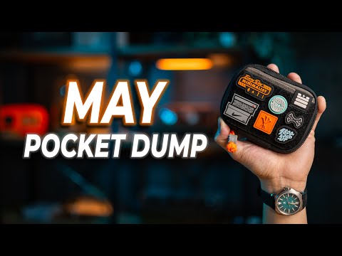 May POCKET DUMP | BLUE AND ORANGE EVERYDAY CARRY