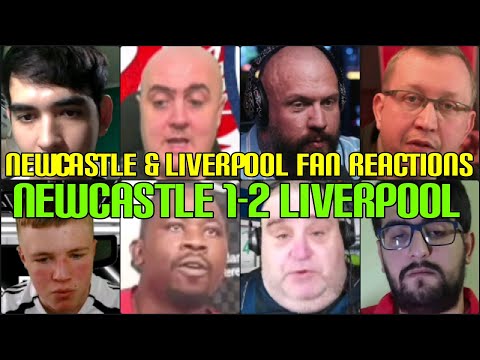 LIVERPOOL & NEWCASTLE FANS REACTION TO NEWCASTLE 1-2 LIVERPOOL | FANS CHANNEL