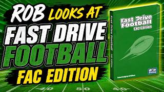 Rob looks at Fast Drive Football