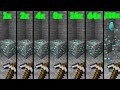 Minecraft In 1x 2x 4x 8x 16x 32x 64x 128x