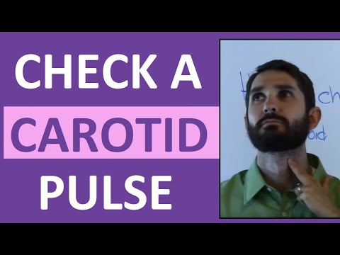 How to Find, Count, and Check a Carotid Pulse Rate | Nursing Clinical Skills