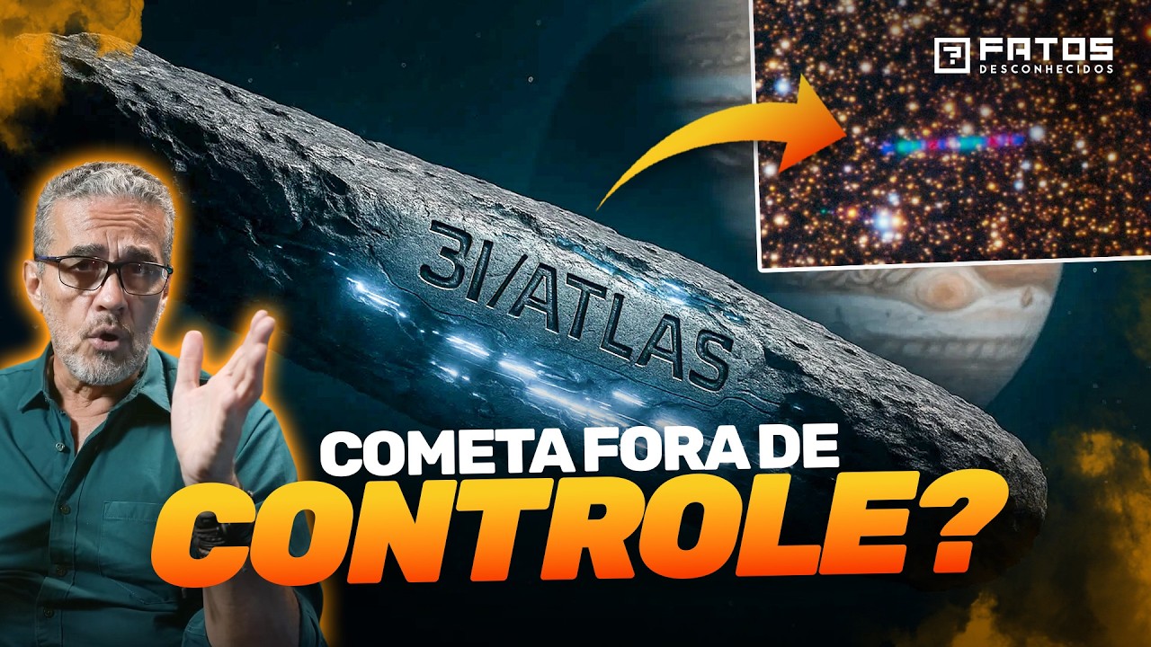 3I/Atlas novamente... Confirmado! Agora está mudando de curso em direção a Júpiter