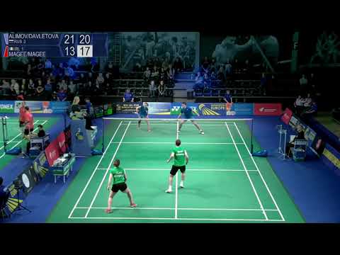 Match point - Russia (Alimov / Davletova) vs Ireland (Magee / Magee) - EMTC 2019
