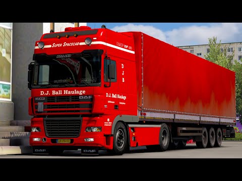 ETS2 | DAF XF 95 430 And Kogel Trailer [1.39] | RusMap