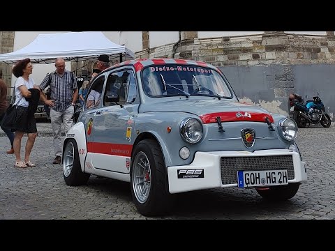 Drive Off Fiat Abarth 1000 TCR, Race Car. Boppard Oldtimer Treffen Carmeet 16-07-2022