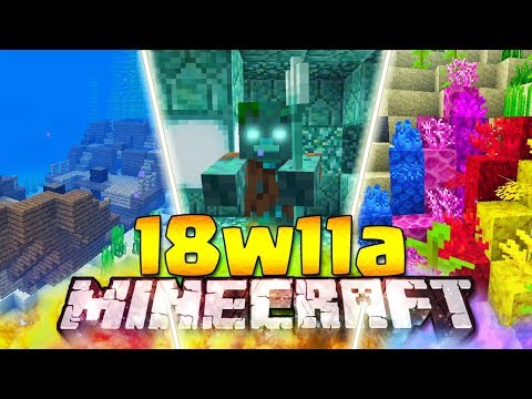 NUOVO MOB DROWNED - Minecraft ITA - 18w11a: Navi Affondate, Coralli & Loot