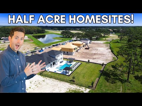Orlando Florida New Homes For Sale | HUGE LOTS | Solace MI Homes