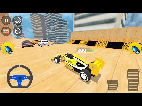 Formula Car Stunt 3D - Yellow Formula Car Driving Multiplayer - All Cars Unlocked Android Gameplay
