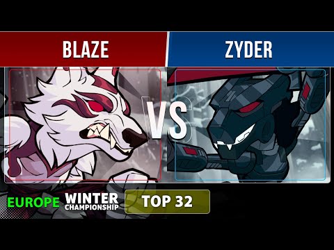 Blaze VS Zyder - Top 32 - EU - Brawlhalla Winter Championship 2022