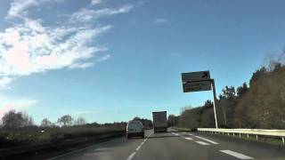 preview picture of video 'Driving On The E50 N12 From Belle-Isle-en-Terre To Saint-Martin-des-Champs, Brittany, France'