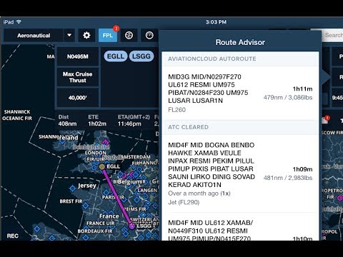 ForeFlight Performance Part 3 - Route and Altitude Advisors