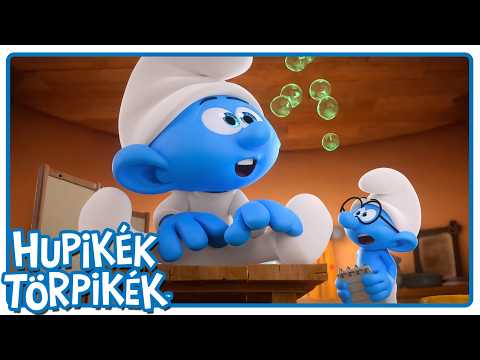 Hatalmasra nőtt a pici baba! • Hupikék Törpikék • Magyar