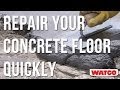 How to repair concrete floor | WATCO® Concrex®