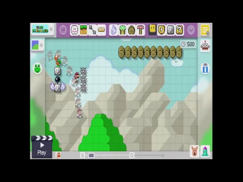 Super Mario Maker Making a kaizo level