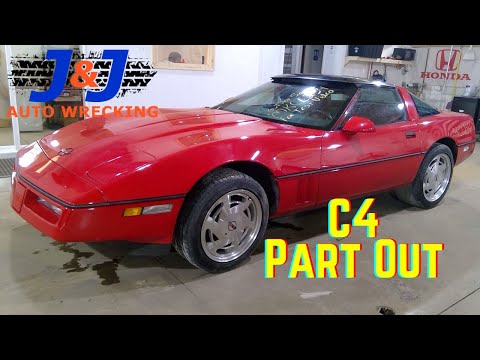 1989 Chevy C4 Corvette L98 TPI 5.7 350 V8 Part Out Test mkce254