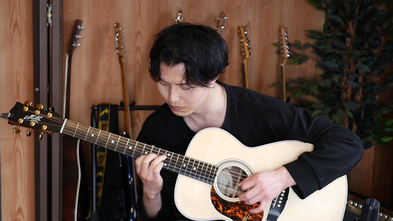 『Hey Jude』をギター１本で弾きました。