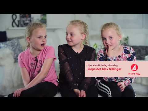 Oops det blev trillingar - ny serie på TV4 Play