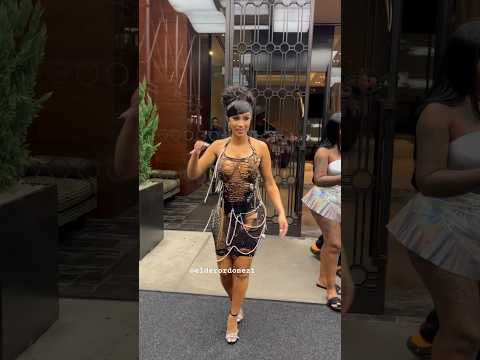 Cardi B looking 🔥 🔥 ready to Party while out in New York City #nyc #newyork