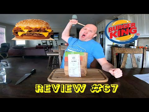 Review#67 Burger King's New Philly Cheese King! 4K