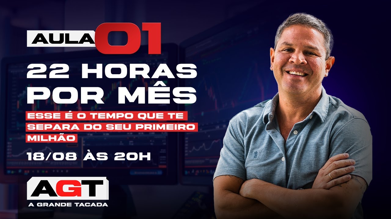 22 horas por mês! Esse é o tempo que te separa do seu primeiro milhão.