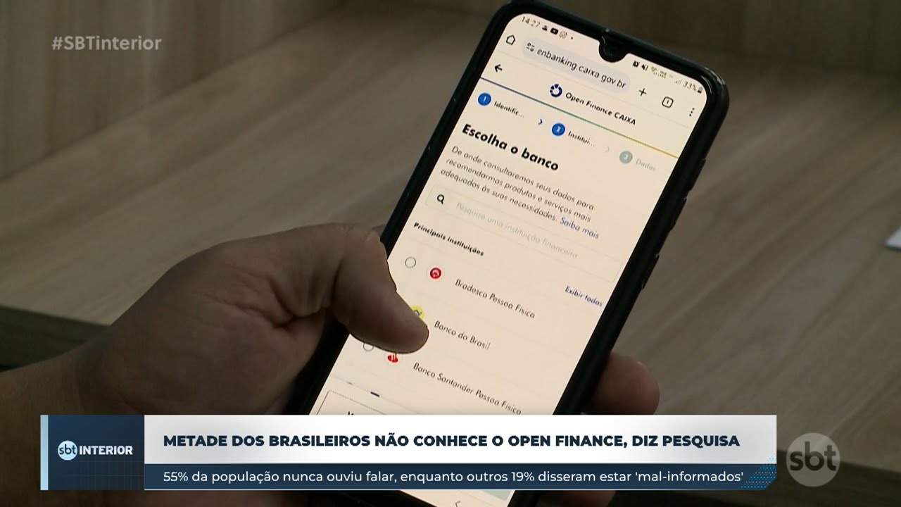 Metade dos brasileiros não conhece o open finance, diz pesquisa