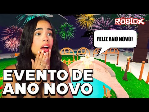 A MAIOR FESTA DE ANO NOVO EM 99 NOITES NA FLORESTA NO ROBLOX
