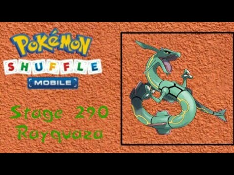 Stage 290!! Rayquaza | Pokémon Shuffle Mobile [ Gameplay #14 ]