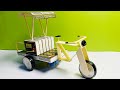 How To Make Matchbox Cycle Rickshaw At Home Dc Motor