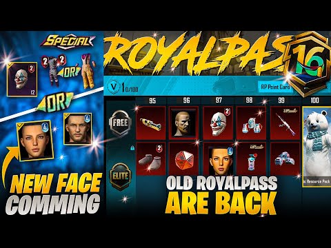 A16 Royal Pass New Faces Coming | Expected Season 4 Faces In RP | PUBGM 