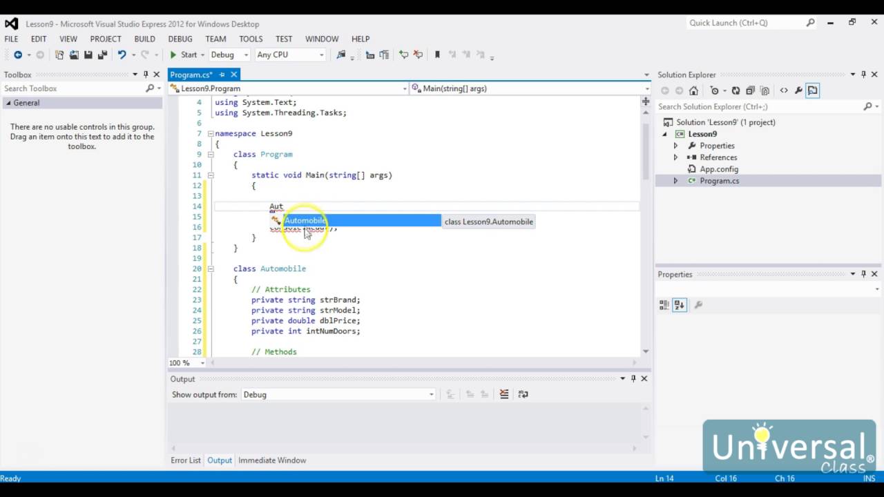 Lesson 9: Classes, Objects, Inheritance and Polymorphism - C# Programming Course