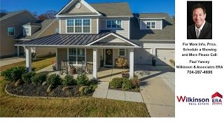 9118 Krestridge View Drive, Huntersville, NC Presented by Paul Yancey.