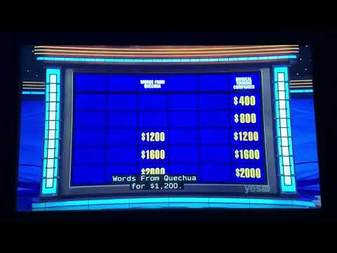 Double Jeopardy, Tyler Rhode Day 3 - 3rd Daily Double (10/29/21)