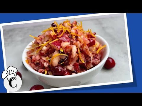 How to Make Cranberry Fruit Relish! An Easy, Healthy Recipe!