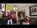 FULHAM vs LIVERPOOL (2-2) LIVE FAN REACTION!! THE REDS ARE FORCED TO A DRAW IN THEIR OPENING GAME!!