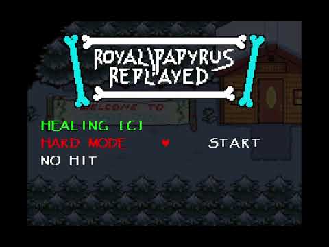 royal!papyrus full fight easy mode and hard mode