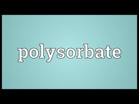 Polysorbate 80 Tween 80