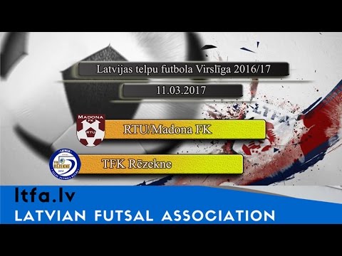 RTU/Madona FK - TFK Rēzekne [LTFA VIRSLĪGA 2016/17 | Highest Division [Highlights]