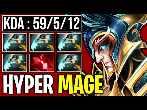 HYPER MAGE - 5X SCYTHE OF VYSE 59 KILLS SKYWRATH MAGE by Goodwin 7.26 | Dota 2