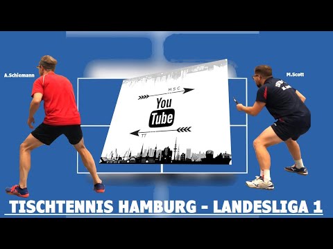 Tischtennis - TSV Glinde vs. SC Poppenbüttel, Top Match!