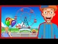 Theme Park Rides With Blippi Theme Park Song