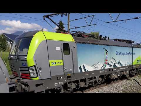 4K Freight & Passenger trains / Zugverkehr around Switzerland Part 1 - August 2020