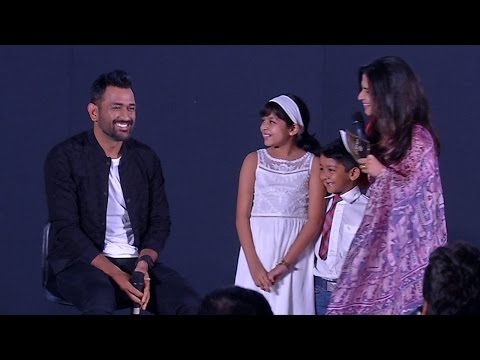 Dhoni's Cool Answer For The Naughty Question From Suriya's Daughter Diya!, M.S Dhoni, Actor Surya